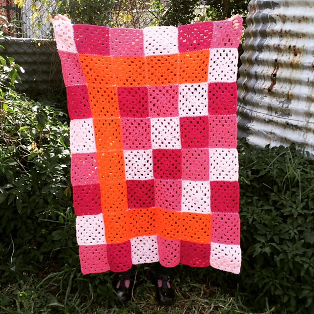 Ravelry Letter Blanket pattern by Amelie and Atticus
