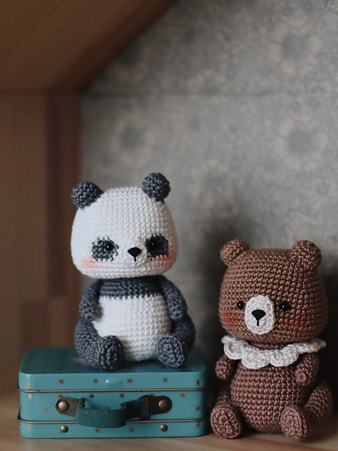 Ravelry: Panda and bear pattern by Hain Chan