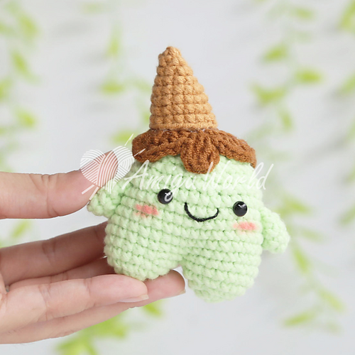Ice Cream Keychain