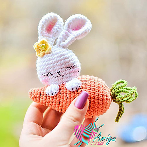 Rabbit hugs Carrot