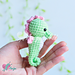 Tiny Seahorse Keychain pattern