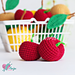 Red Plum Fruit pattern