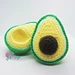 Avocado Amigurumi pattern 
