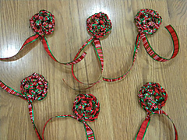 Christmas Ribbon Wreaths