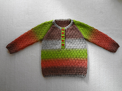 Henley neck sweater ヘンリーネックのセーター 다른 모습 2