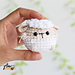 Tiny Sheep Keychain pattern