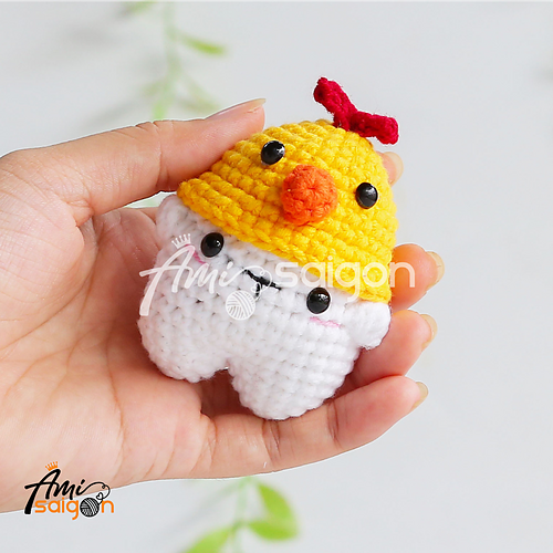 Bear with Chicken Hat