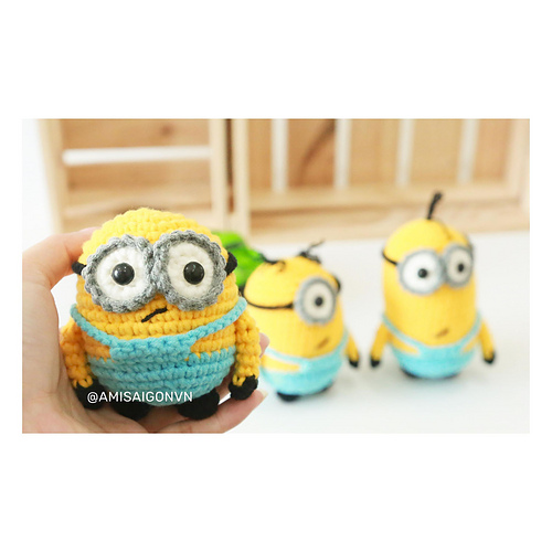 Amigurumi Minion Bob - Vui Vui