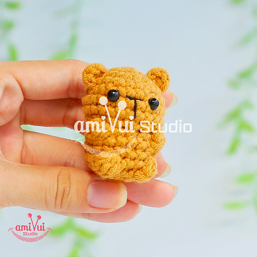 Tiny Bear Keychain