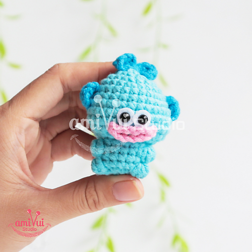 Tiny Hangyodon Amigurumi