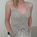 Granny square top with fringes pattern 