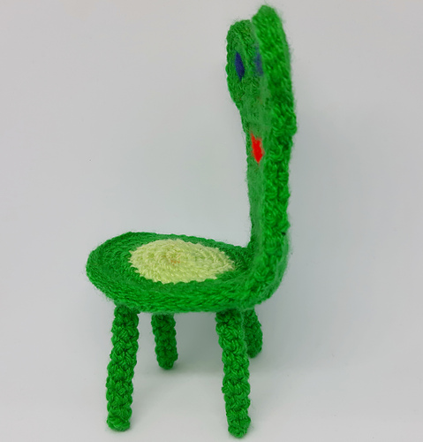 Froggestol fra Animal Crossing - Amy Crochets