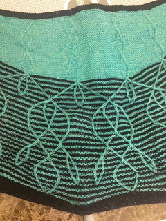 Slip stitch arabesque 