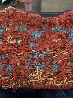 Corrected floats on bottom. I really prefer the top floats, they were made by doing a purl stitch to start them off an existing float, then knitting each float. The bottom ones are all purled. Both are invisible, but knitting gives easier movement when stretched and looks neater. 