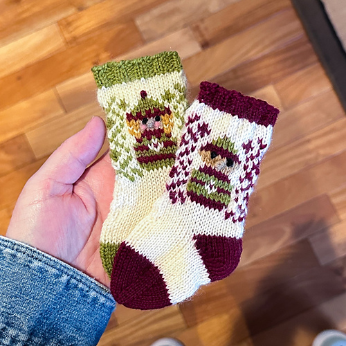 September Elf Stocking