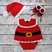 Christmas Santa Baby Dress Set pattern 