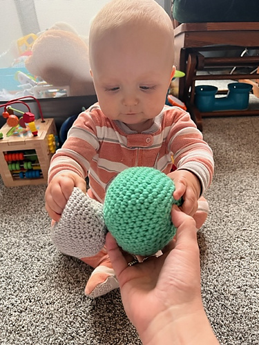 Ravelry: Rattle Baby Ball pattern by Emily Hooyer