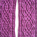 Ambition Cabled Scarf pattern 
