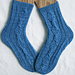Pitcher Plant Cabled Socks pattern 