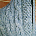 Ssndwort Cabled Shawl pattern