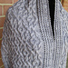 Turnagain Cabled Stole pattern 