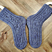 Lipcock Cabled Socks pattern