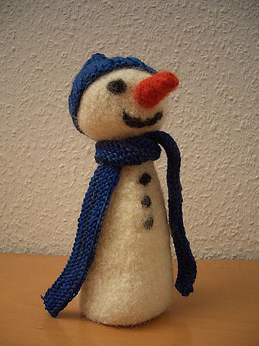 Felted Snowman photo 1