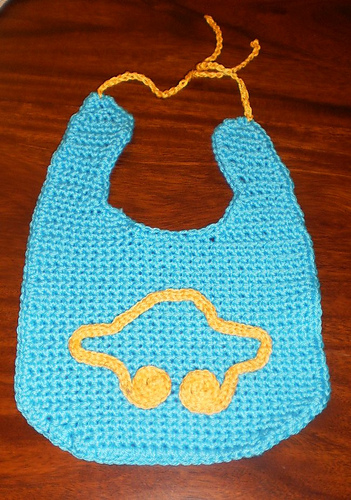 Ravelry: Beep-Beep Bib pattern by Joan Barnett