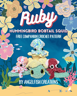 Ravelry: Ruby the Hummingbird Bobtail Squid pattern by Angel Seery