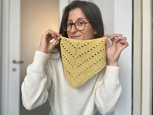 En italiensk Bandana - An Italian Knitter