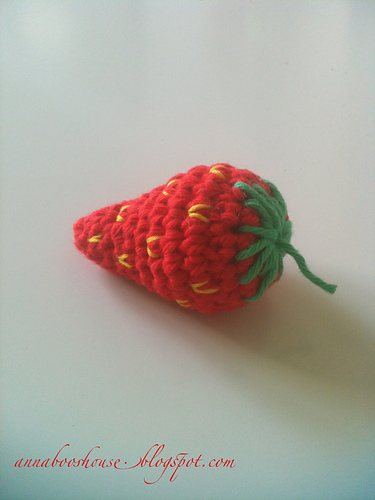 Little Crochet Strawberry photo 2