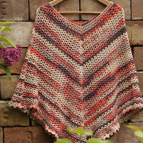 Summer sunset poncho (Nyári naplemente poncsó) photo 9