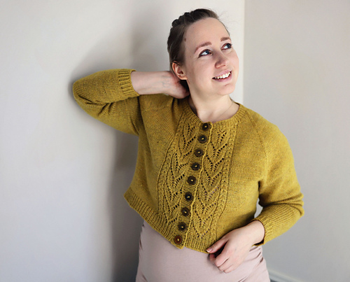 Handmade Shepherd Wool Cardigan 9-11Y
