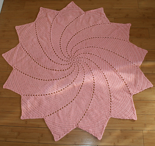 crochet starburst baby blanket
