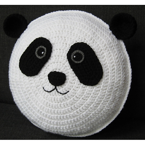 Ravelry Panda Pillow pattern by Anne Alster