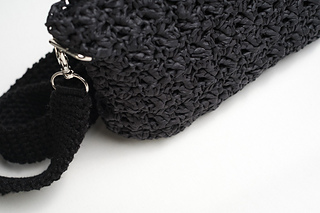 Texture of raffia bag