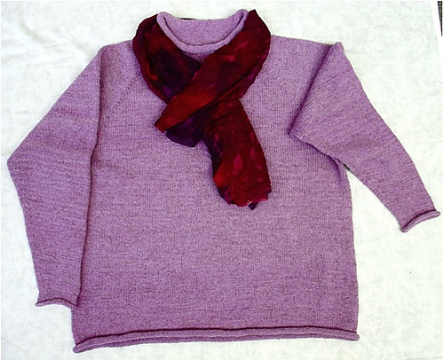 Ravelry: Basic Top Down Sweater pattern by Anne Bosch