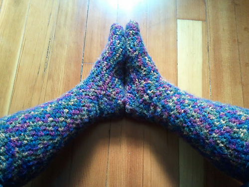 Chunky Knee-High Boot Sock 다른 모습 2