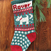 Pet DOG Christmas Stocking pattern 