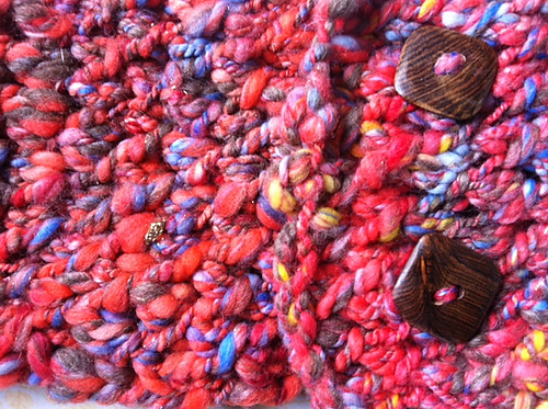 Super Quick Bulky Handspun Cowl/Scarf photo 4