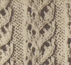 INSET ABOVE is a close-up of the pattern simulating insertion panels.