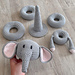 Stacking Toy Elephant pattern