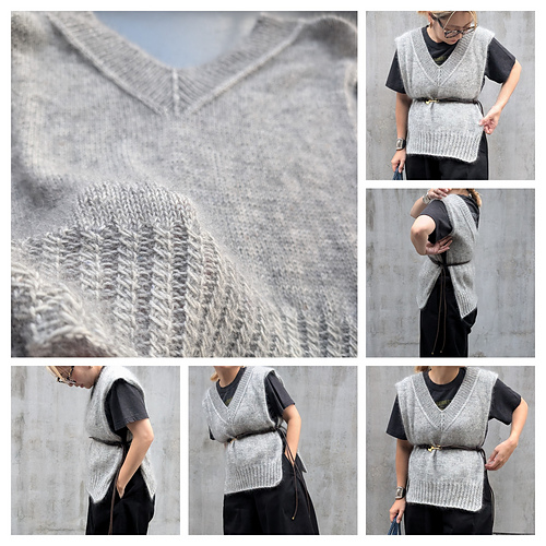 Ravelry: Rhapsody Vest pattern by Miki Teragaki