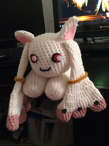 Puella Magi Madoka Magica Kyubey Amigurumi photo 3