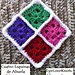 Cuatro Esquinas de Abuela Afghan Square pattern 