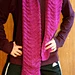 Hollywood Wave Scarf pattern 