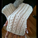 Beaded Eyele Mock Cable Fingerless Gloves pattern 