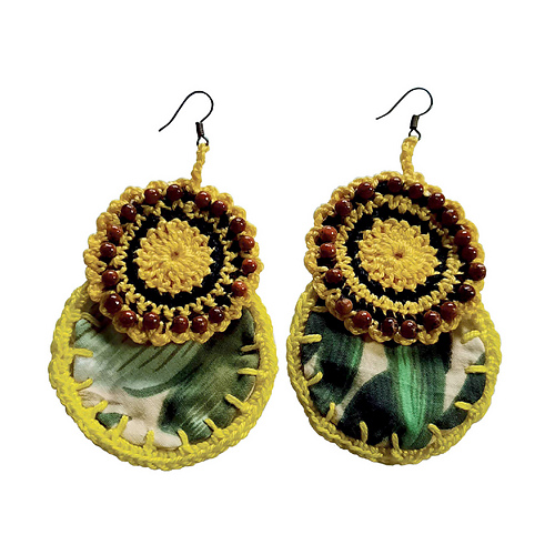 Upcycled Luna Earrings