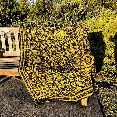 Ravelry: Sona Tunisian Blanket CAL pattern by Arunima Goel