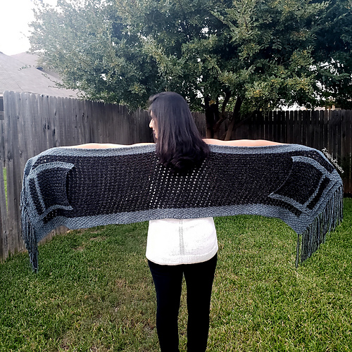 Ravelry: Kosh Tunisian Pocket Shawl pattern by Arunima Goel